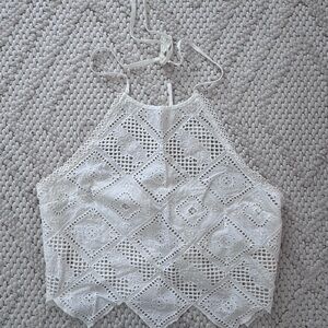 NWT Free People Hankie Halter Top Medium